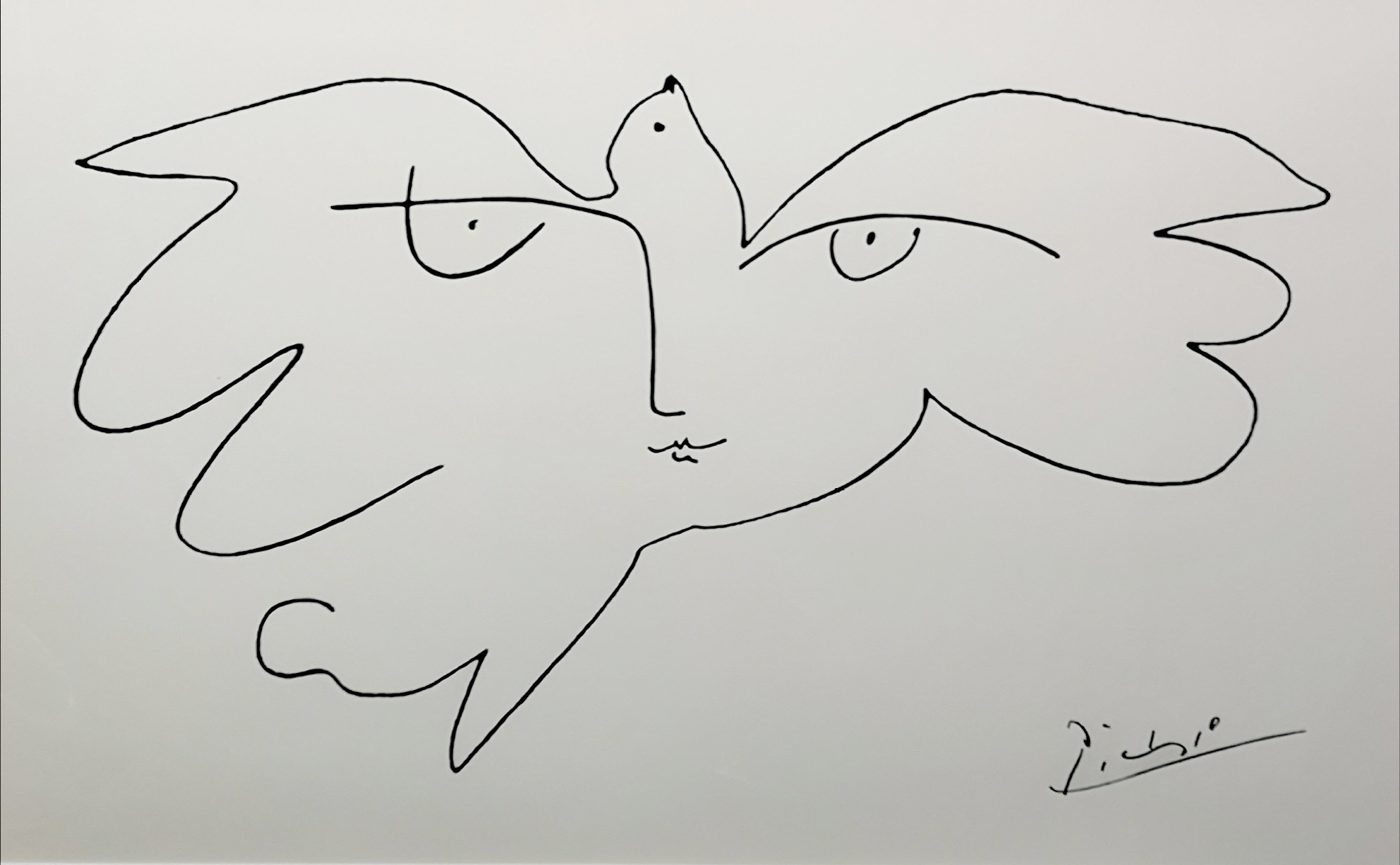 Пикассо портрет Гагарина