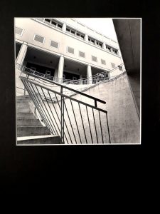 Stairs, sw Fotografie auf Pe Papier 