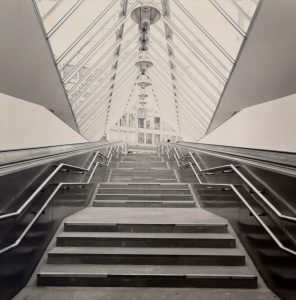 Escalator 2,Original Fotografie auf Pe Papier