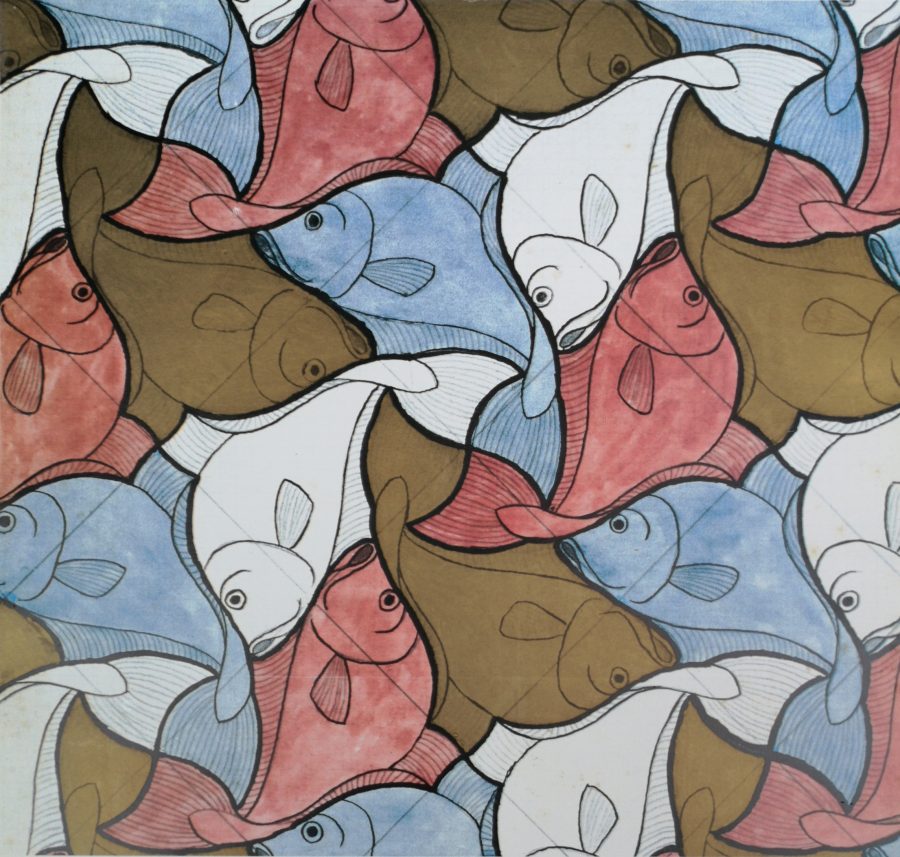 M c Escher, Fische