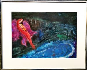 Marc Chagall, Seinebrücken, Kunstdruck 