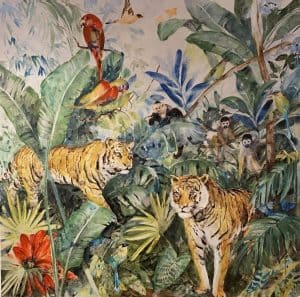 Tigres dans la jungle