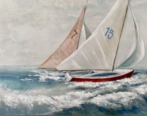 Deux Voiliers sur Mer