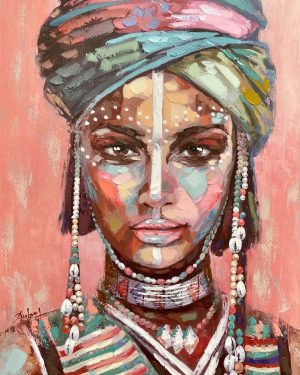 Frau mit Turban