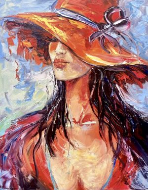 Lazarev Vadim-Lady In Red